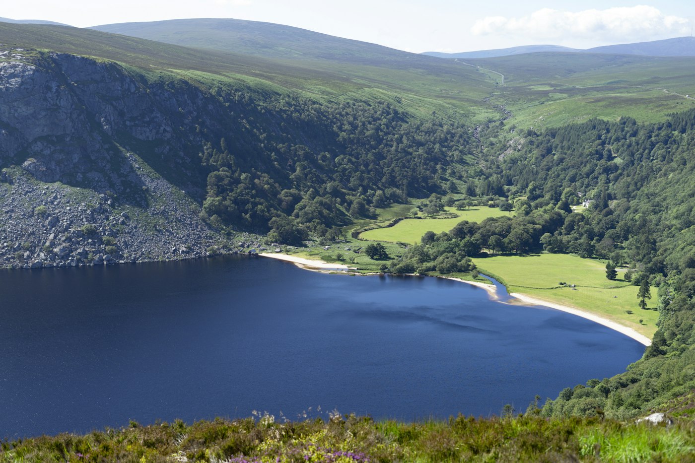 Lough Tay in the Wicklow Mountains